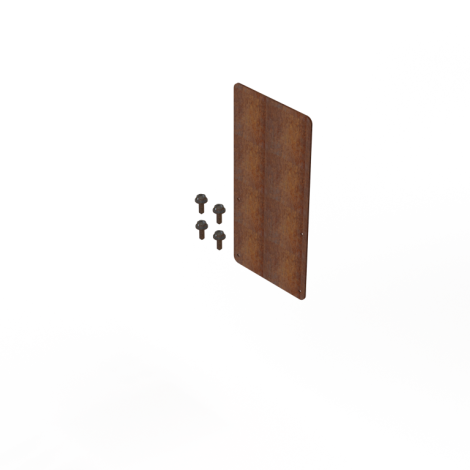 Vego-Steel koppelplaat Corten (16.5 cm)