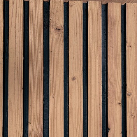 Tripple Rhombus / Design zwart / douglas 2,5x13,0x300cm