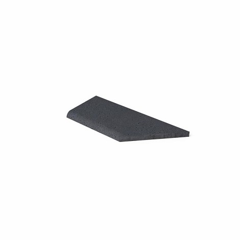 Schellevis Zwembadrand Hoek Links (100/60X40X5 cm) Antraciet