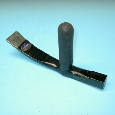 Straathamer De WIT, met  fiberglassteel,  bekbreedte 50 mm