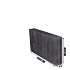 Palissadeband Zwart 6x40x50cm recht