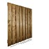 Scherm Vuren bij beton 130x180. 21 planks