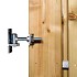 Vuren poort 180x100cm met stalen frame universeel (incl verstelbare hengen en duimen)