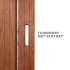 Deur met frame Universeel hardhout