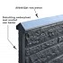 Beton afdekkap antraciet