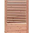 Shutterscherm douglas, 89 x 224 cm, onbehandeld.