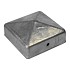 Paal-ornament Piramide Verzinkt 71x71 Mm