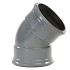 PVC Bocht 45° 2xM Sn4 P-110mm