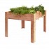 Douglas minigarden op poten 100 x 100 x 80 cm, onbehandeld.