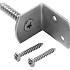 Doos L-Beslag RVS  (100 stuks)