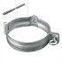 Rheinzink walsblank scharnierpijpbeugel 80 mm met moer M10 (incl schroefstift)