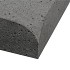 Schellevis Zwembadrand Hoek (100x100x5cm) Carbon