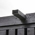Dakdoorvoer met zijuitloop t.b.v blokhutten met plat dak epdm EXCLUSIEF pvc stadsuitloop (zijuitloop EPDM 60x80) 90°