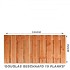Scherm Douglas Geschaafd 90x180 Recht 17 planks