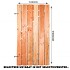 Douglas geschaafd 190x120 poort met stalen frame universeel (incl verstelbare hengen en duimen)