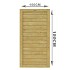 Tuindeur Basic 100 Excellent, 180 x 100 cm.