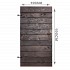 Poort op frame Zweeds rabat zwart incl. zwart slot 190x100 RECHTSDRAAIEND
