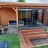 Bangkirai Vlonderplank, Enkel Slipprofiel 2,5x14,5x244cm ( Vraag naar actuele voorraad, deze verschillen per locatie ).