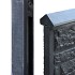 Beton paal antraciet rotsysteem 10x10x275 cm