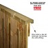 Vuren afdeklijst tbv schutting