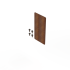 Vego-Steel koppelplaat Corten (16.5 cm)