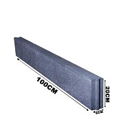 Opsluitband 6x20x100cm zwart