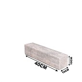 Decor Block Grijs/zwart 40x10x10cm