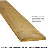 Vuren planken geschaafd 