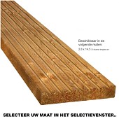Vuren vlonderplanken