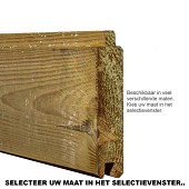 Vuren blokhutprofiel 