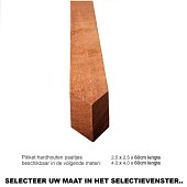 Hardhout piketpalen  