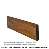 Hardhout beschoeiingsschot 