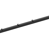 Hillfence metalen paal, inclusief aansluitingset en afdekkap, 6 x 4 x 160 cm, zwart.