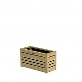Bloembak Flux 38 Excellent, 70x30x38cm, groen geïmpregneerd