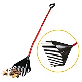 Golden Gark rood 18 tands 35cm, gebogen aluminium steel en D-greep