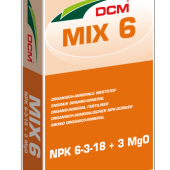 DCM Mix 6 (minigran®) 6-3-18 + 3% MgO zak á 25 kg.