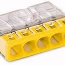 WAGO lasklem massief 5 voudig 2.5mm compact (100st)