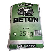 Betonmortel (kant en klaar) zak á 25 kg.