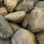 kg. Maaskeien bont 15-30cm ( volle korf 1440 kg. )