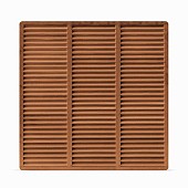 Hardhouten Louvre schermen (vaste delen)