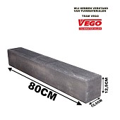 Decor Block XL  Antraciet 80x12,5x12,5 cm