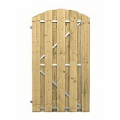 Tuinpoort vuren toog met stalen frame 