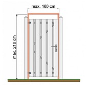 Kozijnen t.b.v Tuinpoort
