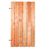 Tuinpoort douglas geschaafd met stalen frame
