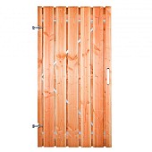 Tuinpoort douglas fijnbezaagd met stalen frame