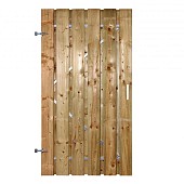 Tuinpoort vuren met stalen frame