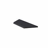 Schellevis Zwembadrand Hoek Links (100/60X40X5 cm) Carbon