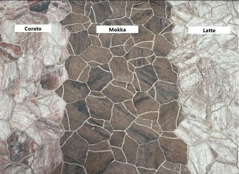 flagstones in 3 kleuren