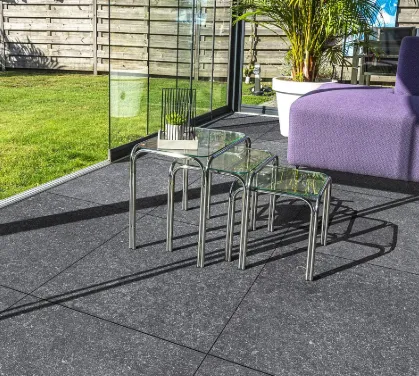 Terrastegel keramiek tafel 60x60cm
