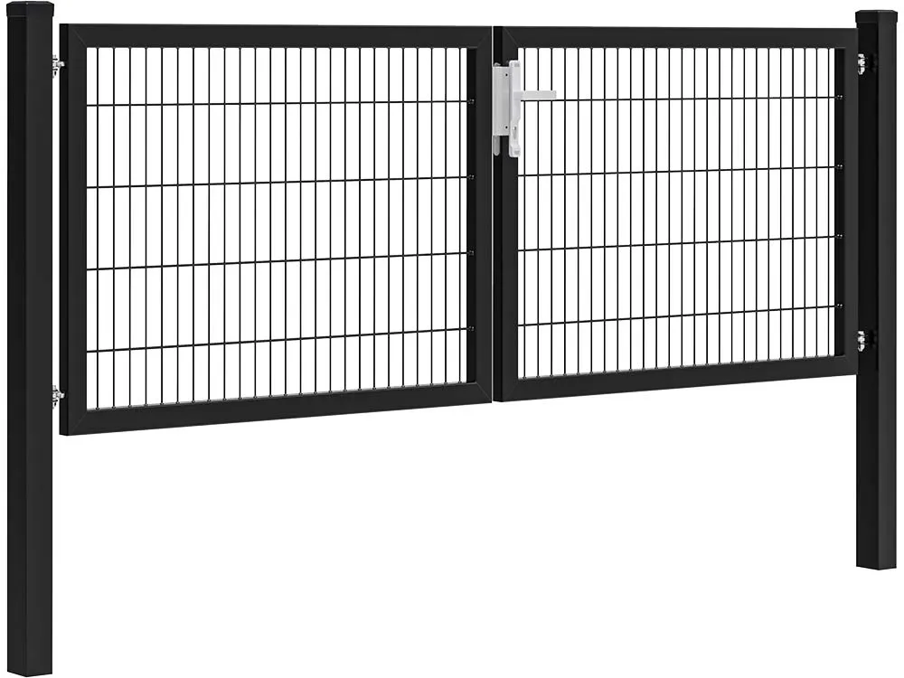 Metalen dubbele poort 300x100cm